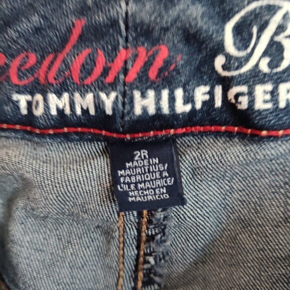 Ladies SZ 2R Tommy Hilfiger Freedom Bootcut Denim Jean - Picture 6 of 6